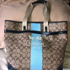 Coach heritage tote